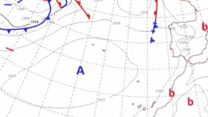Un anticiclón llegado del Atlántico trae un 'veranillo' a Canarias los próximos días