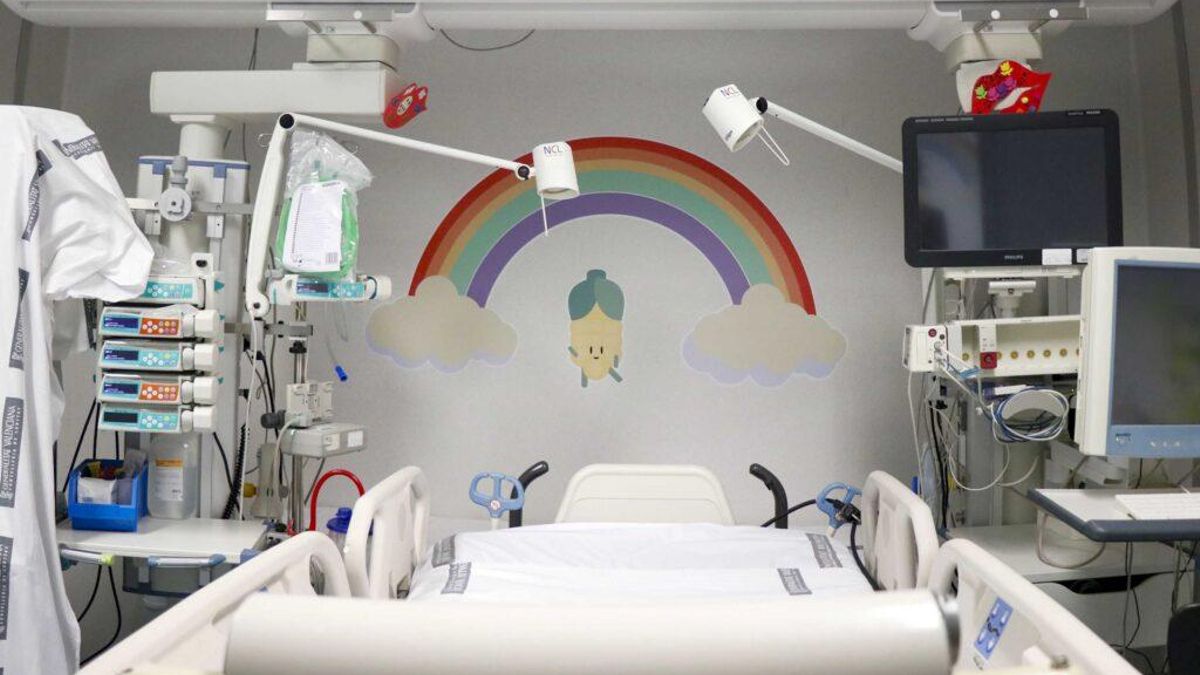 Instalaciones de pediatría del Hospital la Fe de València.