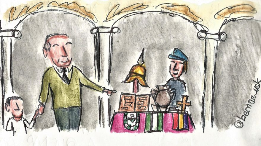 En el Cabildo con mi abuelo