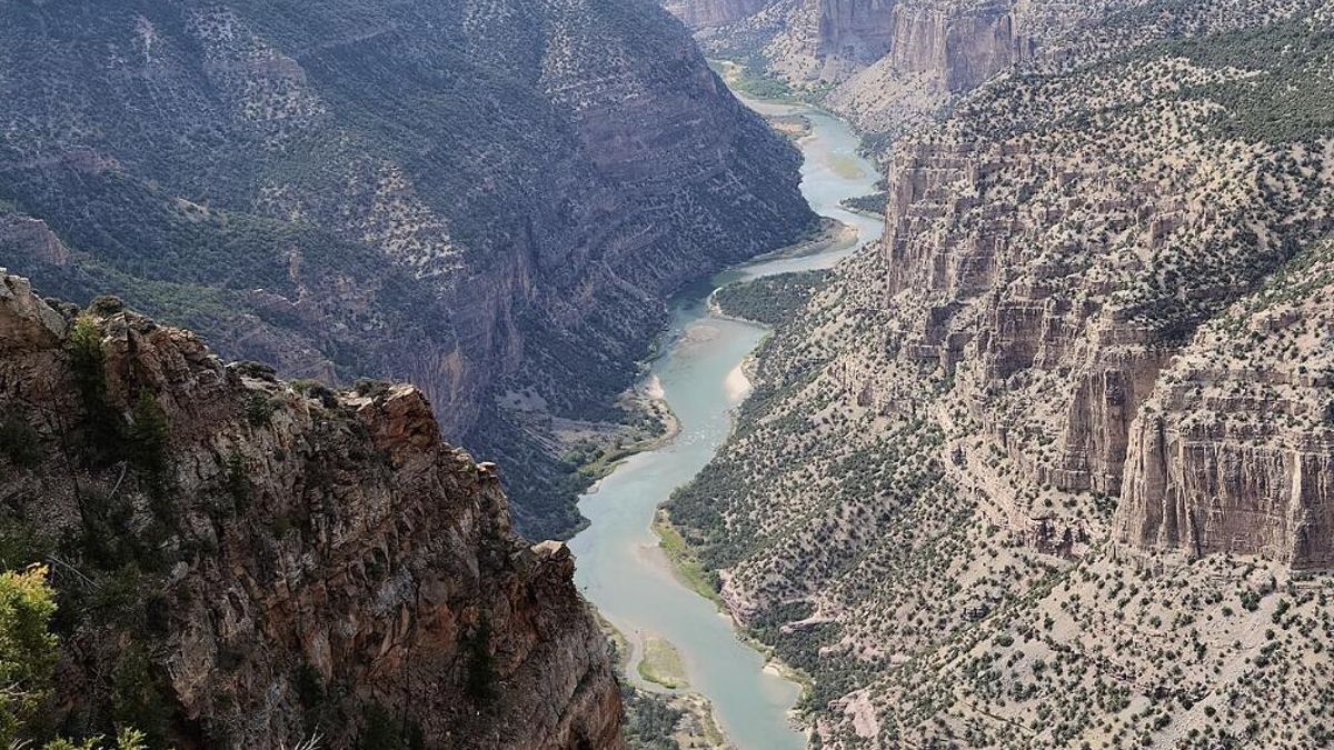 ¿Por qué el curso del río Green parece subir en lugar de bajar? Los geólogos creen tener la respuesta