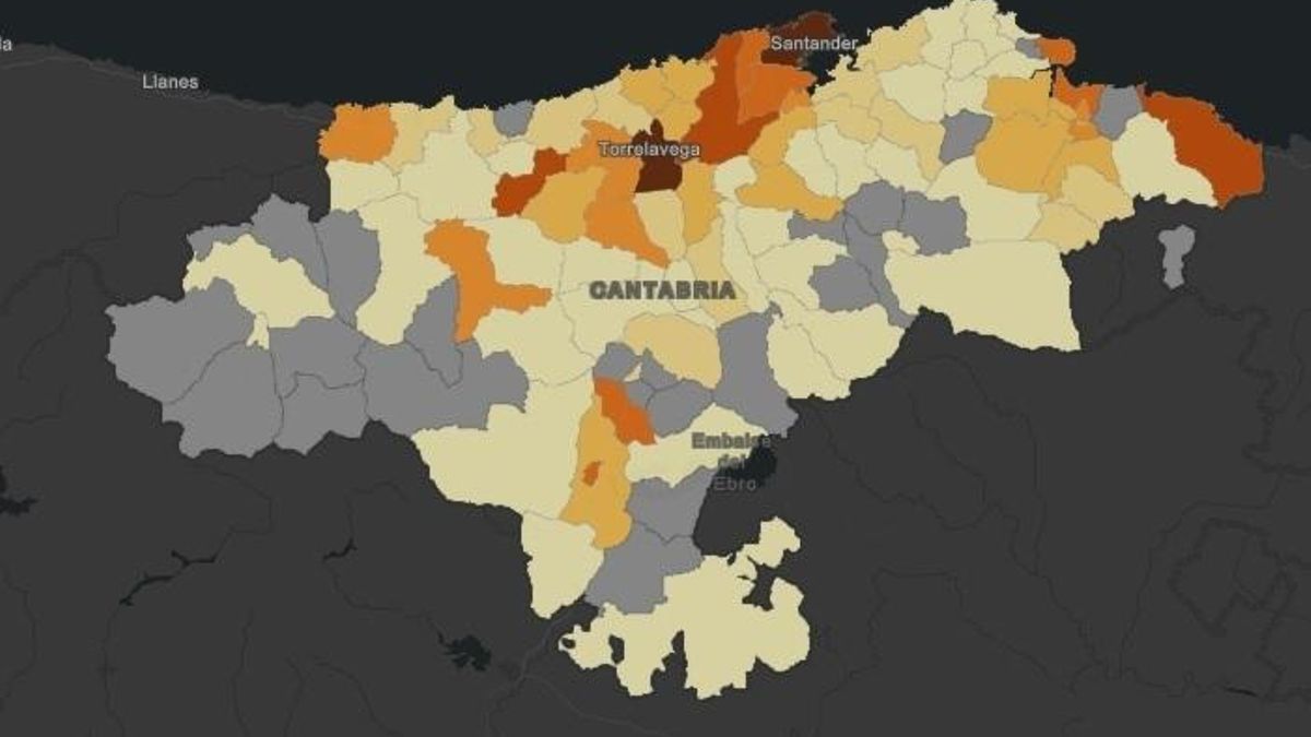 Torrelavega ya suma tantos fallecidos por COVID-19 como Santander y tiene más casos activos