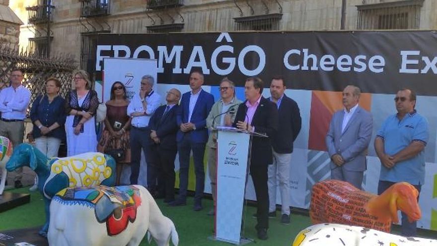 Presentación en León de la Fromago Cheese Experience que acogerá Zamora en septiembre.