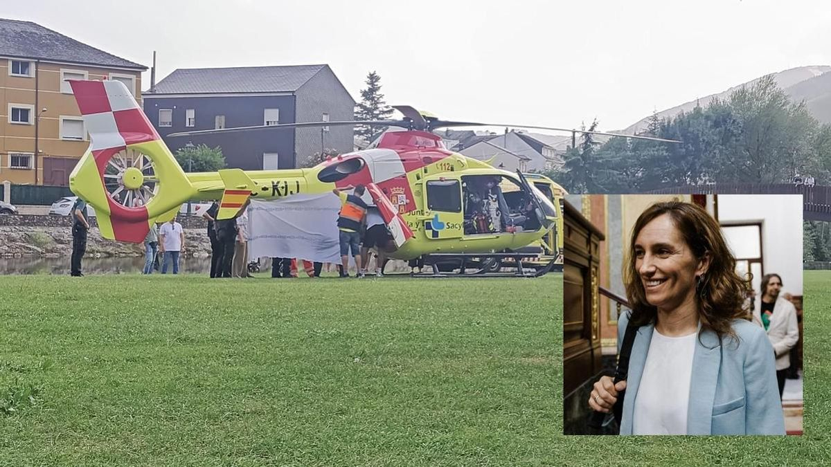 La ministra de Sanidad ayuda a reanimar a un hombre que se ahogaba en una piscina fluvial de El Bierzo