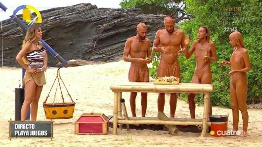 La bronca de Lara Álvarez a Olga Moreno en 'Supervivientes' al pillarla escondiéndose comida