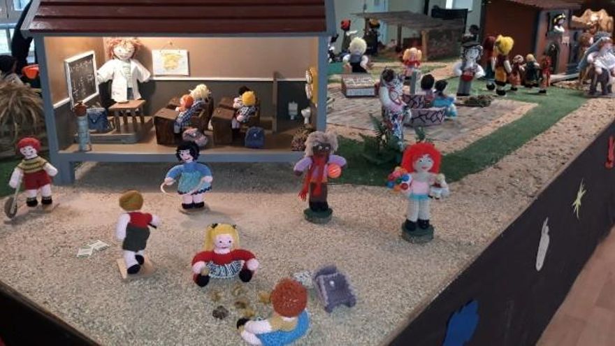 Un belén original el de Quintanilla.