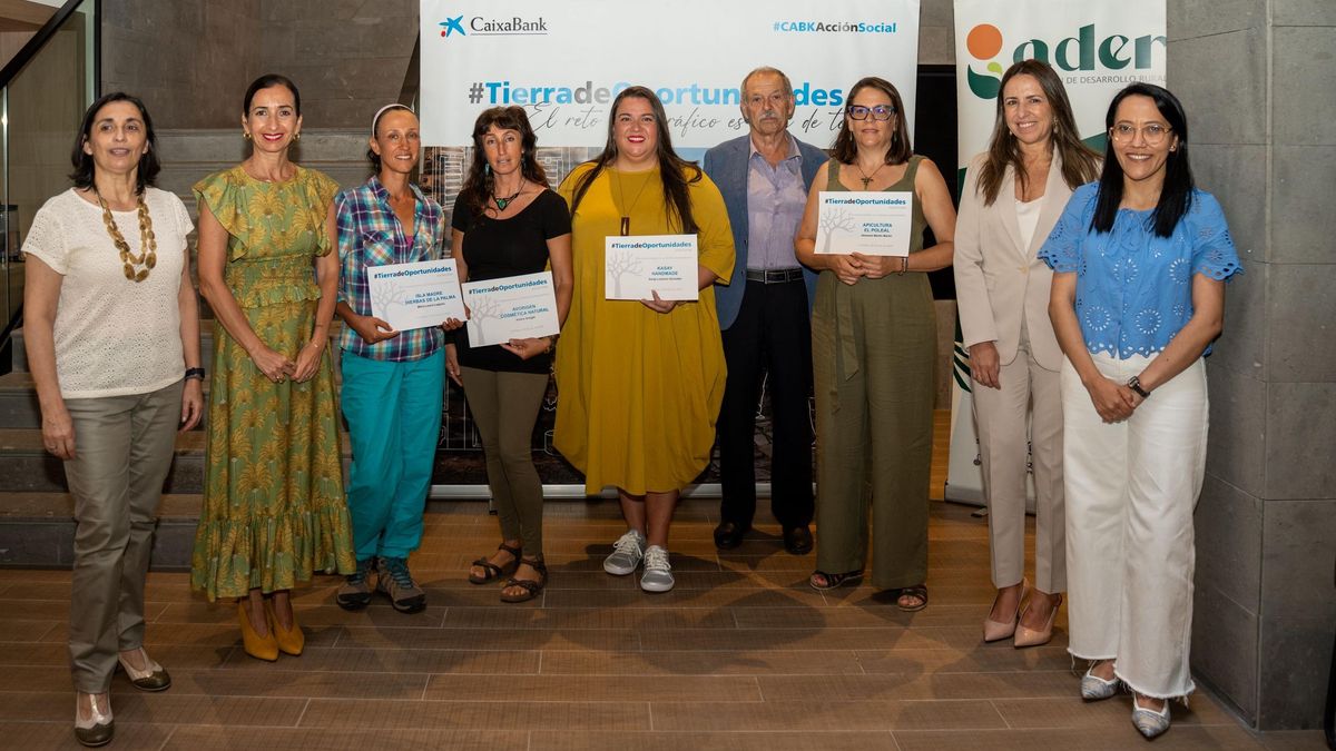 CaixaBank y Ader La Palma reconocen cuatro proyectos emprendedores del programa ‘Tierra de Oportunidades’