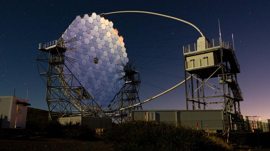 Los telescopios de La Palma atraparán las ‘mariposas de luz azul’ más energéticas del universo