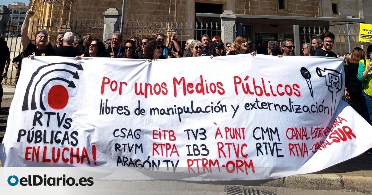 La plataforma de RTVs públicas anuncia una huelga conjunta en todos los medios durante las elecciones del próximo año