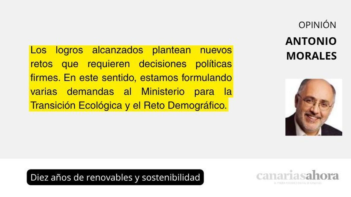 Diez años de renovables y sostenibilidad
