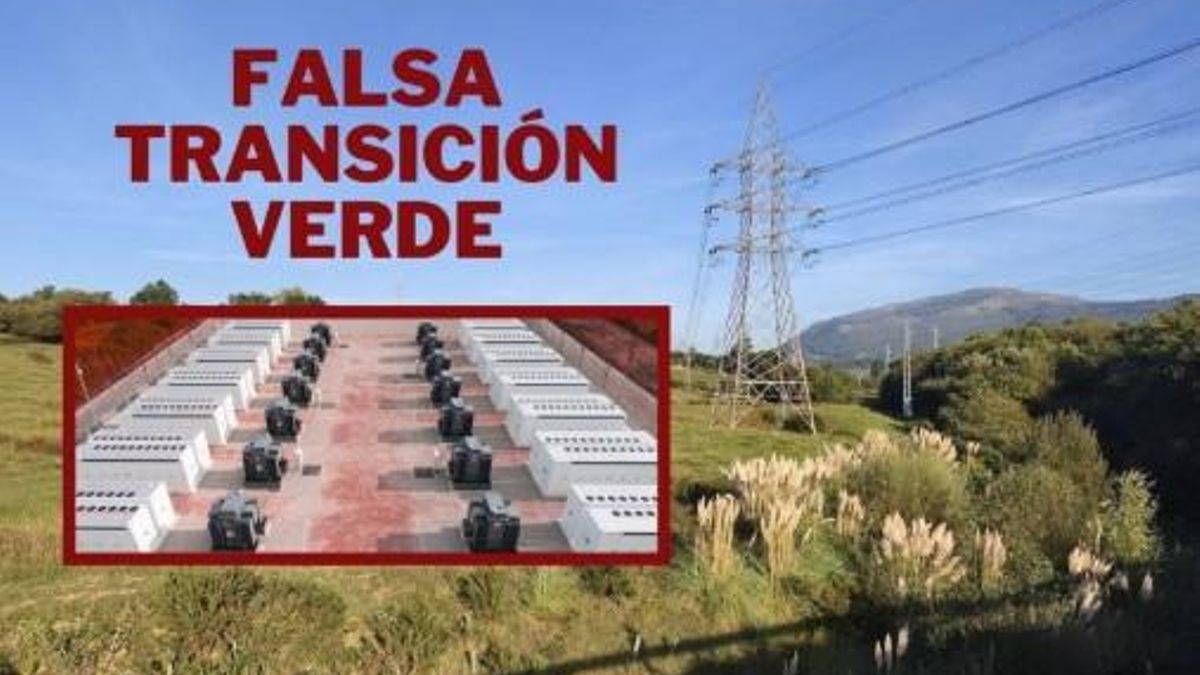 Colectivos sociales convocan protestas contra "la falsa transición verde' de los almacenes de baterías que se proyectan en Cantabria