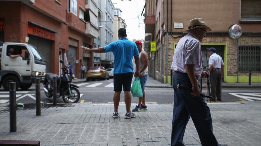 La calle Vilapicina del distrito de Nou Barris de Barcelona donde un hombre de 47 años y de origen dominicano falleció la semana pasada en el transcurso de una pelea.