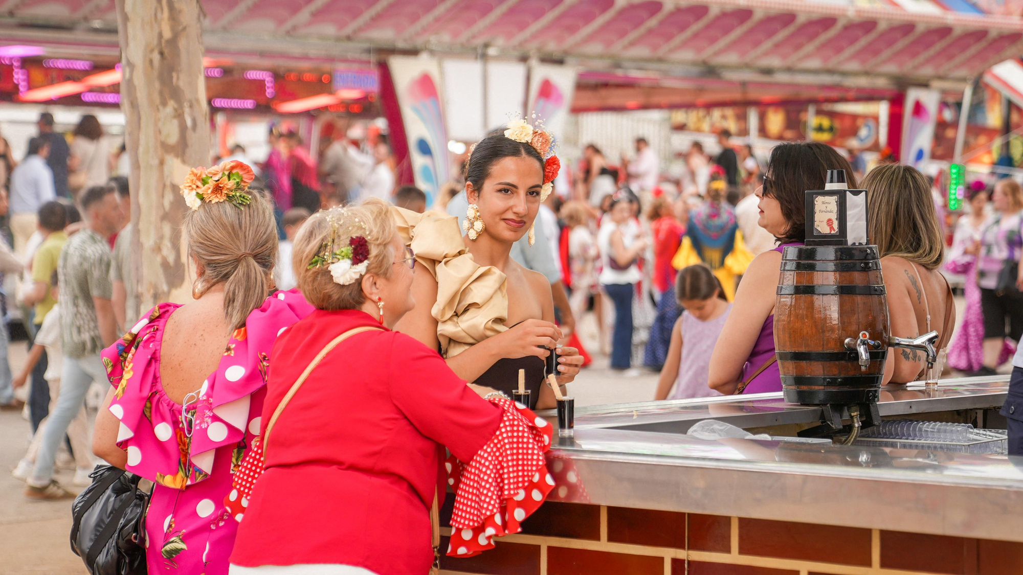 Ambiente del domingo de feria