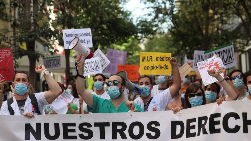 Foto de archivo de una manifestación del colectivo MIR.