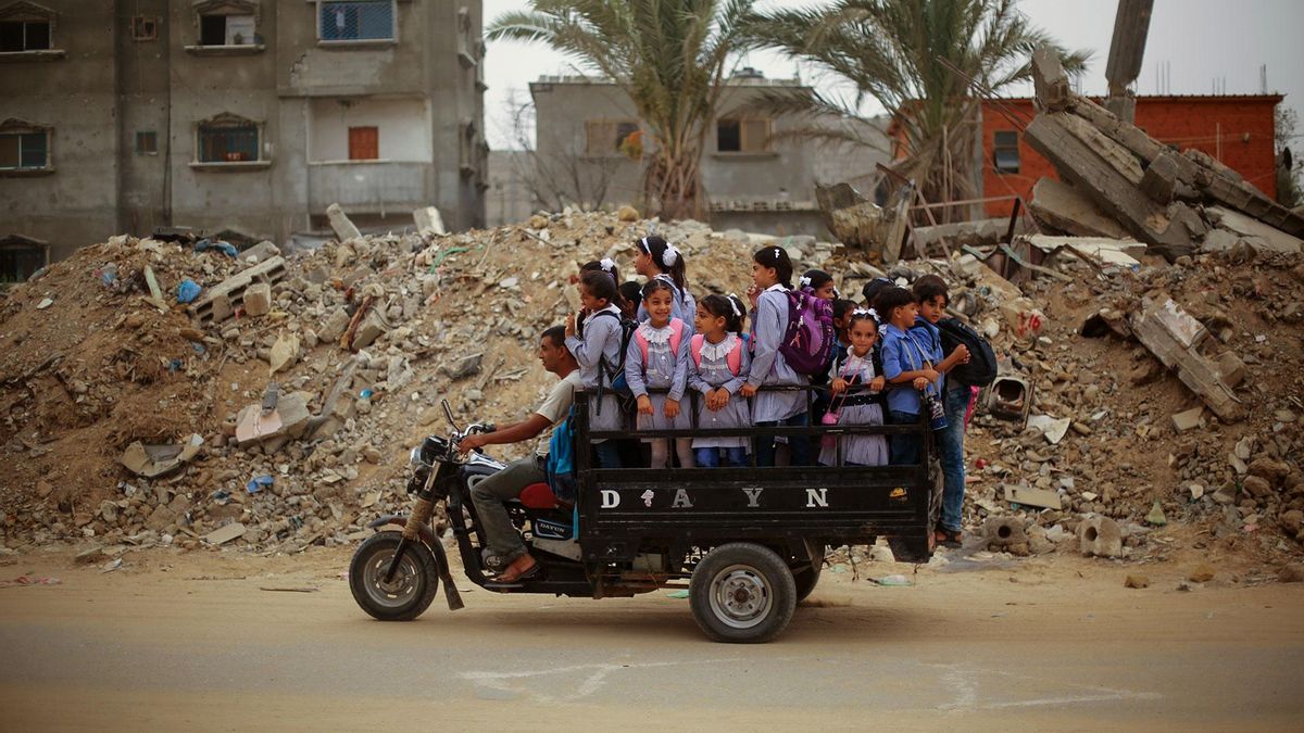 En Gaza no hay comienzo del curso escolar