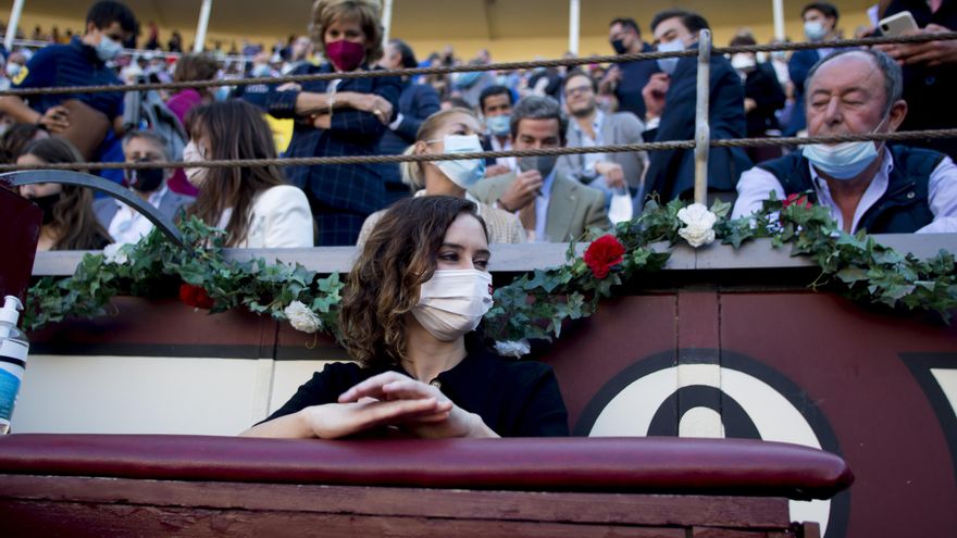 Isabel Díaz Ayuso en la corrida de toros en Las Ventas