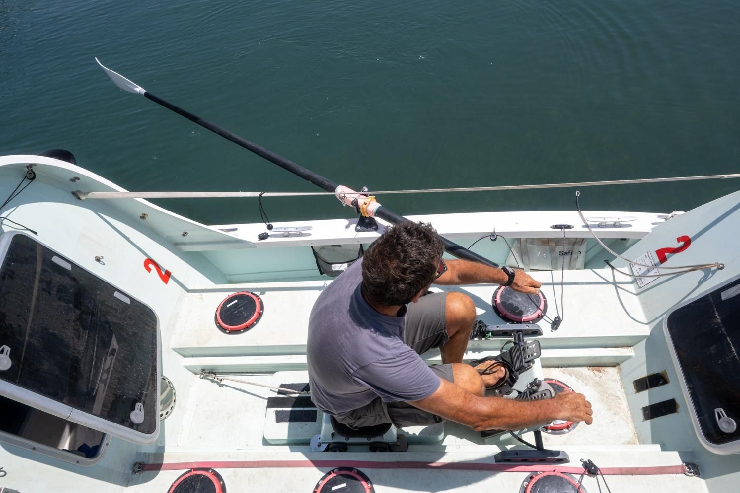 Para realizar la travesía ha elegido un Rannoch 25, un bote de remo oceánico diseñado para afrontar travesías transoceánicas y utilizado también en carreras de este tipo