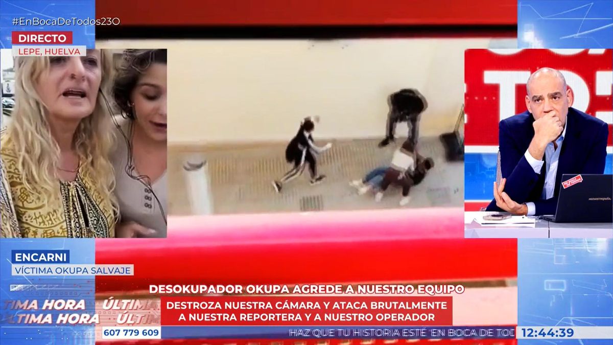 'En boca de todos' muestra la "brutal agresión" sufrida por sus reporteros: "No me podía ni imaginar una situación así"