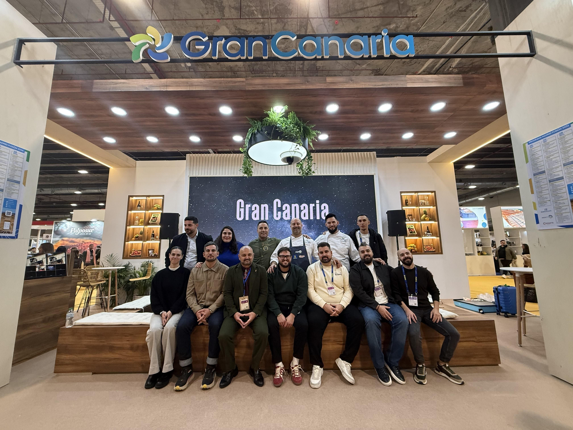 Delegación de Gran Canaria primer día. 