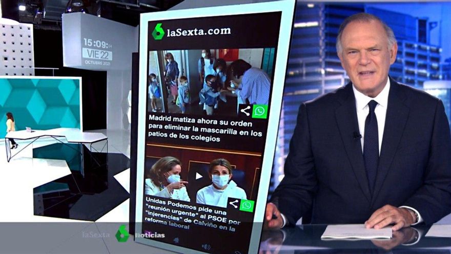 Los platós de informativos: la ventana al mundo que se moderniza... salvo una sonada excepción