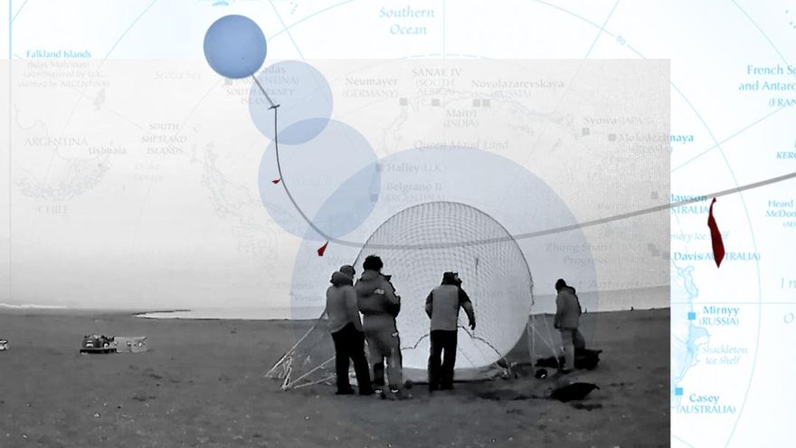 Un globo español para ‘cazar’ bacterias en el cielo de la Antártida  