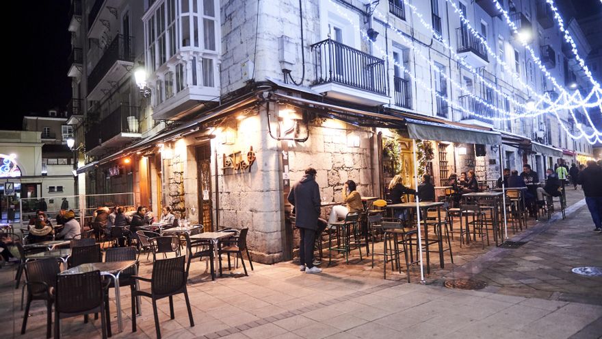 Terrazas en la zona del Ensanche