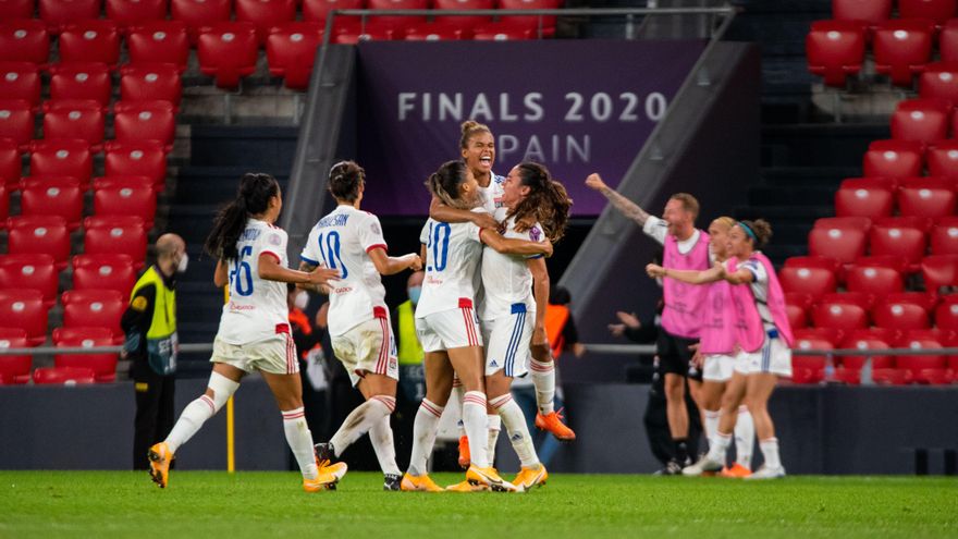 Partido de la Champions femenina el pasado mes de agosto