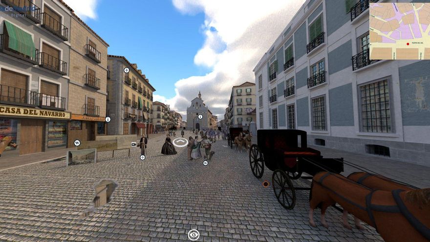 Muralla, puertas, reales fábricas o los colores originales del Templo de Debod: el Madrid desaparecido se visita en 3D