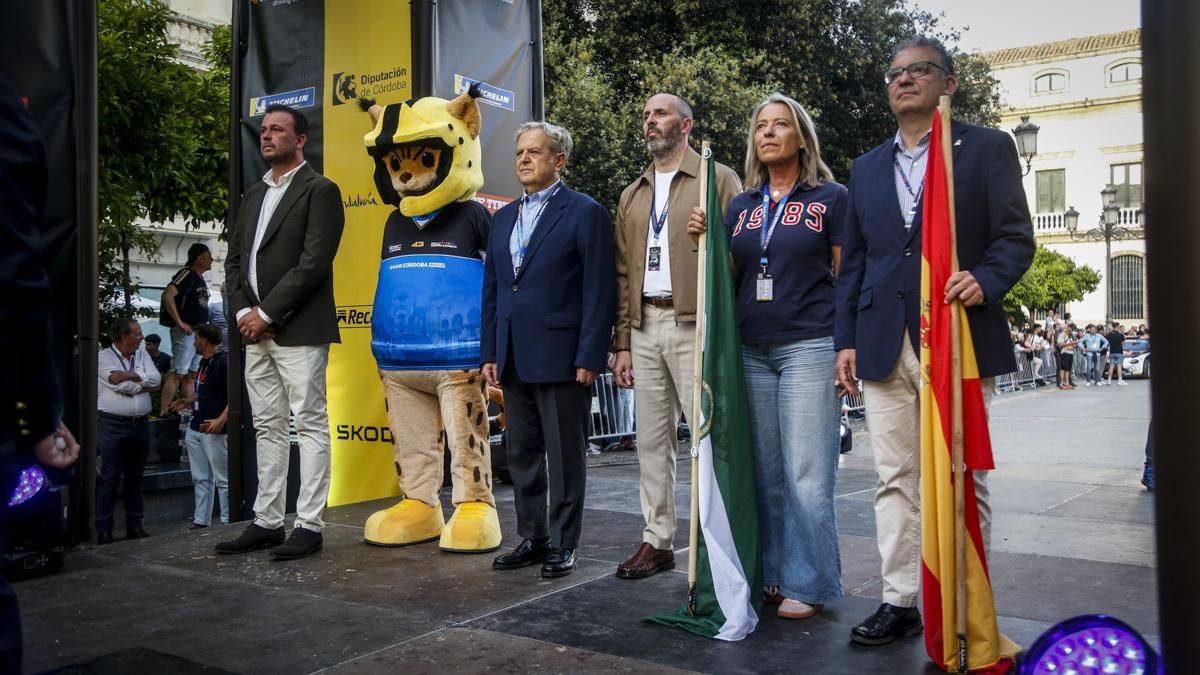 Ceremonia de salida del Rally Sierra Morena 2026