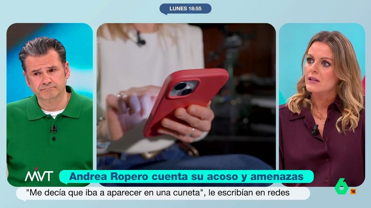 Andrea Ropero asegura que tuvo "miedo" antes de hablar en laSexta del acoso que sufre en redes: "Había que hacerlo"