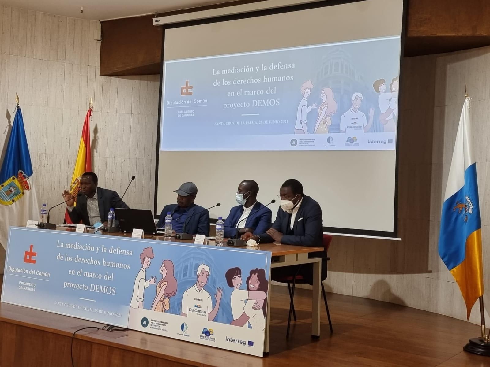 Otro momento de la jornada La mediación y la defensa de los derechos humanos en el marco del Proyecto DEMOS.