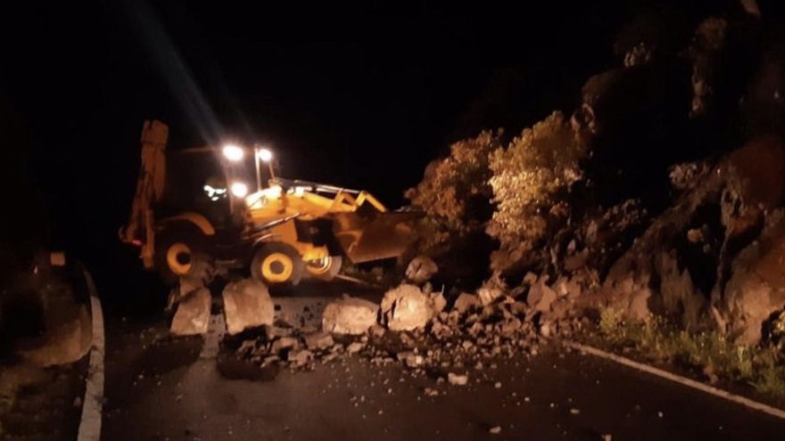 La borrasca Olivier deja más de un centenar de incidencias en Canarias