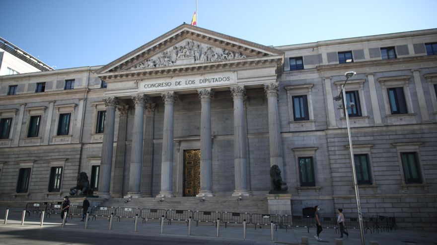 Fachada del Congreso de los Diputados