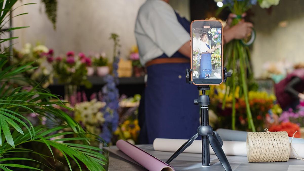 Creación de contenido para una floristería.