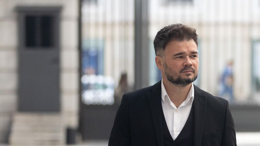 El portavoz parlamentario de ERC en el Congreso, Gabriel Rufián.