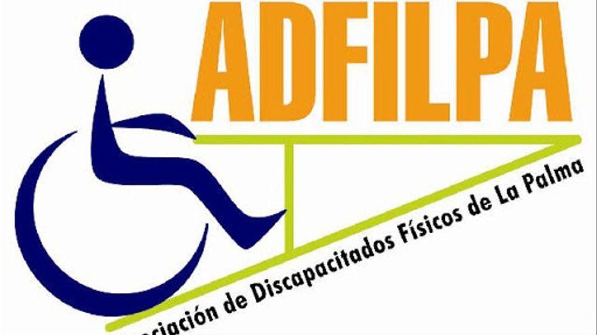 Logotipo de la Asociación de Discapacitados Físicos de La Palma.