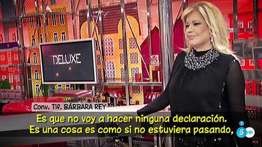 'Sálvame' pregunta a Bárbara Rey por las informaciones difundidas este martes