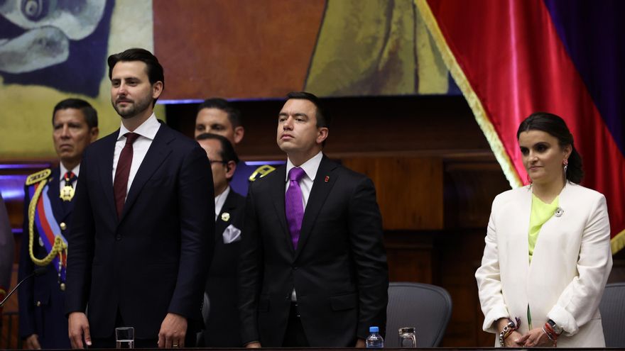 Daniel Noboa asegura que fue "perseguido" y promete dignidad y progreso en Ecuador