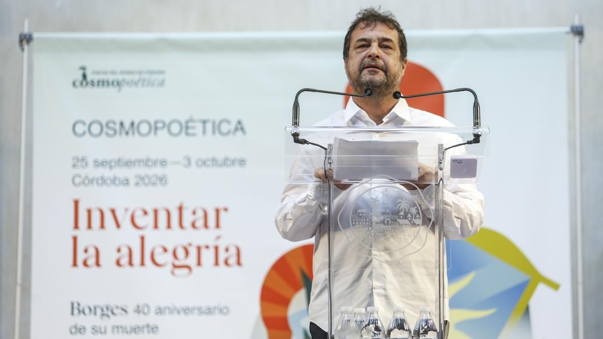 El director de Cosmopoética 2026, David Eloy Rodríguez