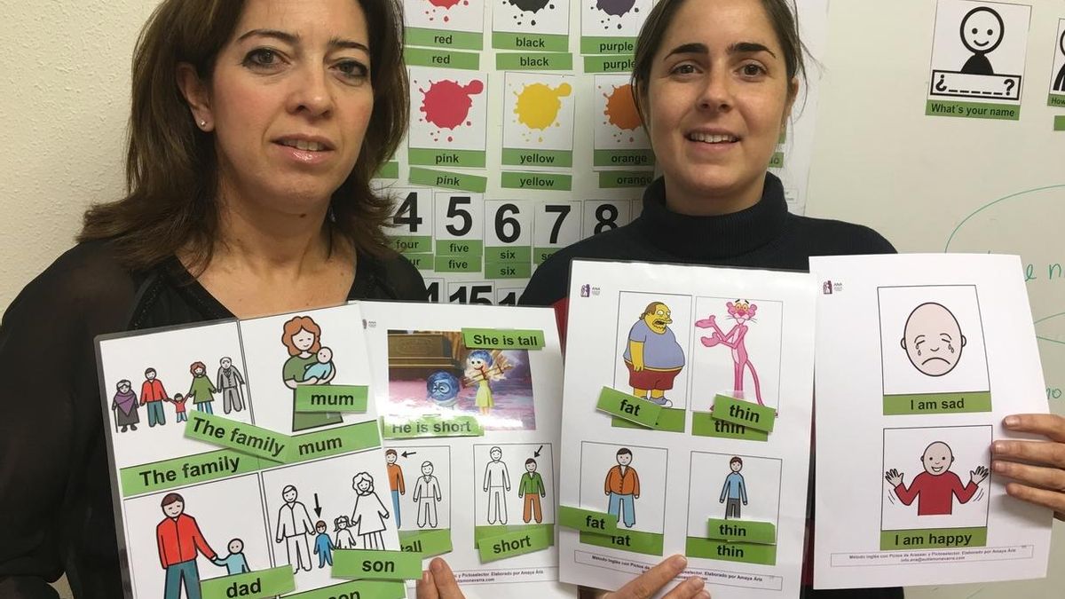 La Asociación Navarra de Autismo, premiada por su proyecto de inglés adaptado con pictogramas