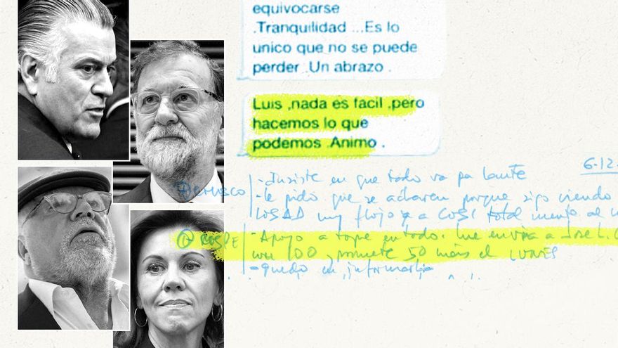 Rajoy con Bárcenas y Cospedal con Villarejo: reconstrucción de dos relaciones olvidadas