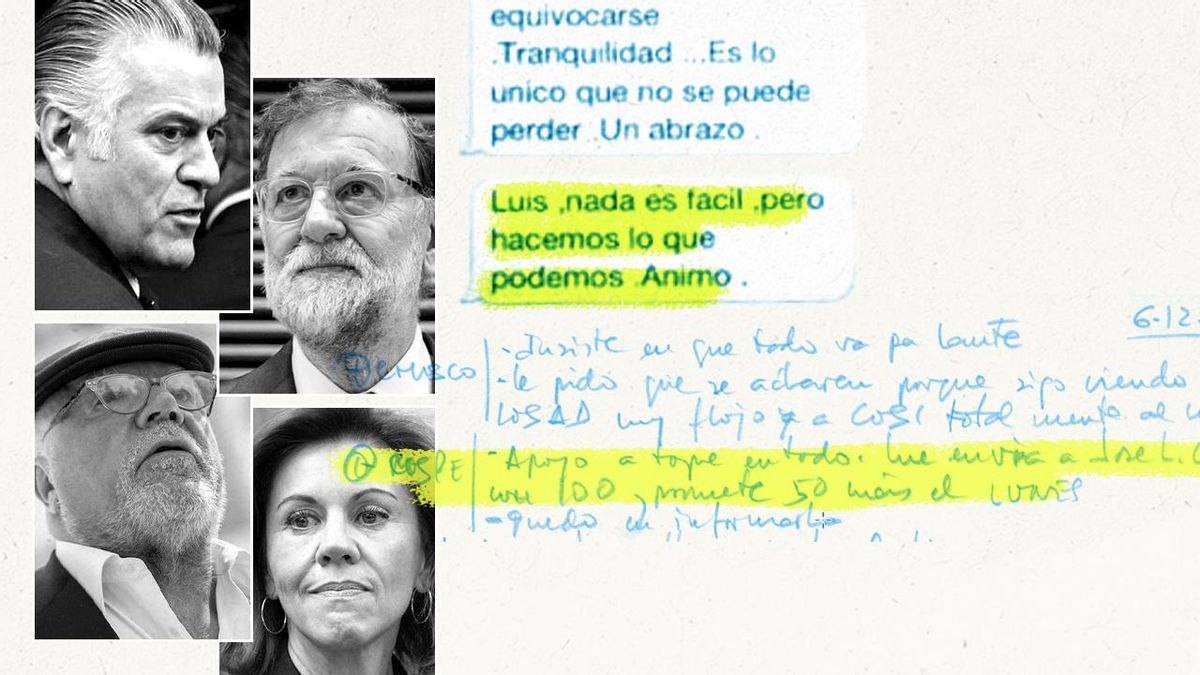 Rajoy con Bárcenas y Cospedal con Villarejo: reconstrucción de dos relaciones olvidadas