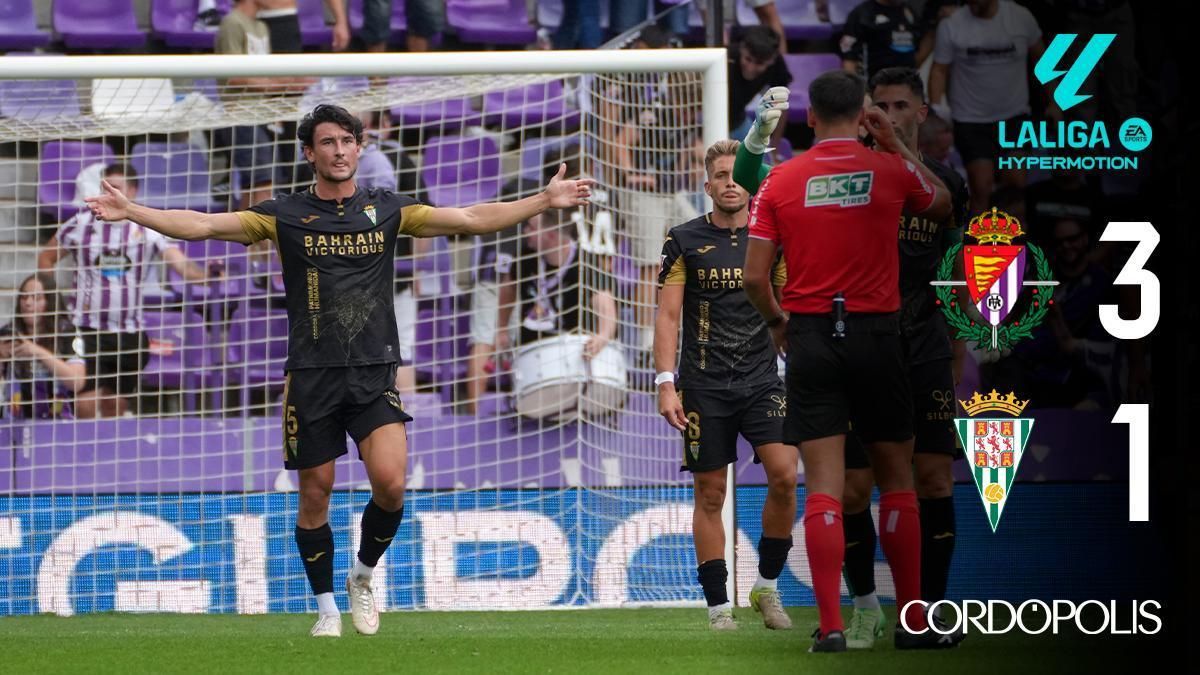 Marcador Real Valladolid 3-1 Córdoba CF