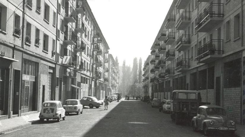 Calle del Doctor Labayen, en San Jorge, 1970