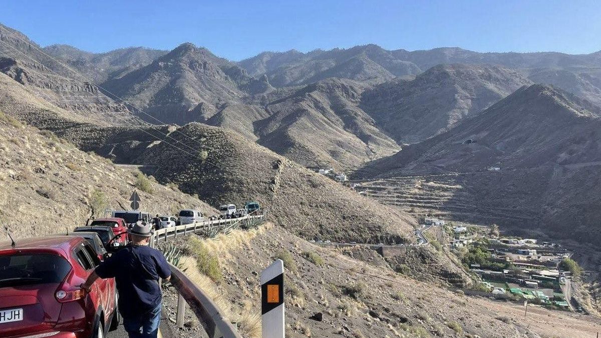 Retenciones por un accidente en La Aldea.