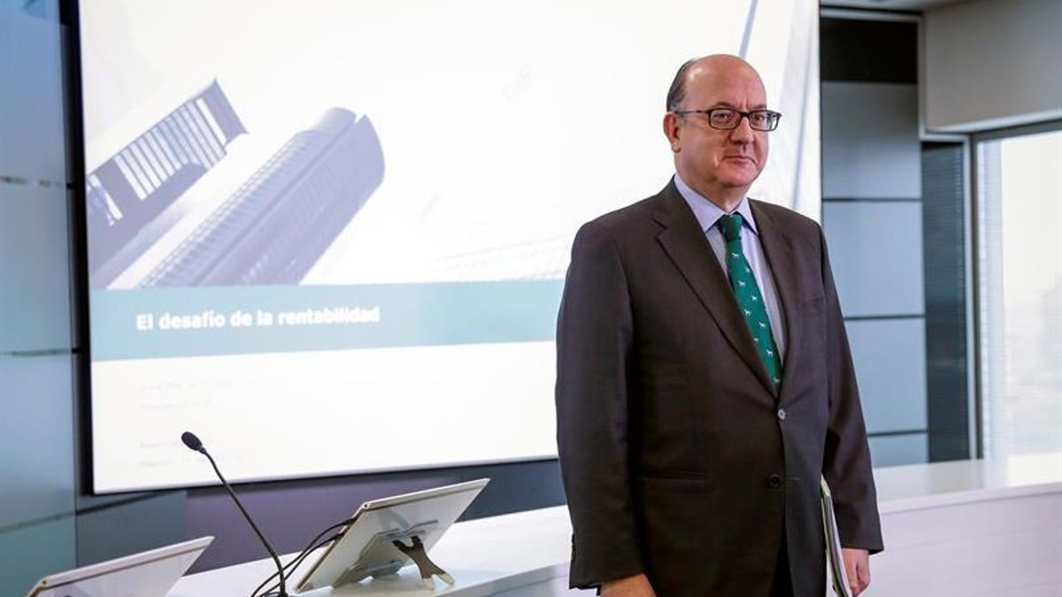 El presidente de la Asociación Española de Banca (AEB), José María Roldán.