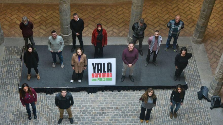 La plataforma 'Yala, Nafarroa con Palestina' nace para denunciar "la masacre que se está viviendo en Gaza"