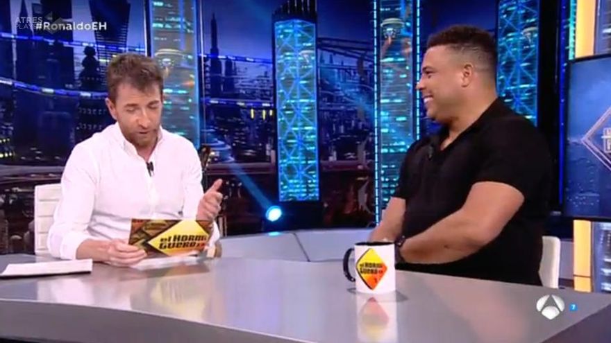 Ronaldo con Pablo Motos