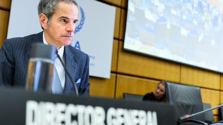 El director general del OIEA, la agencia nuclear de la ONU, Rafael Grossi, este 23 de junio. EFE/EPA/MAX SLOVENCIK