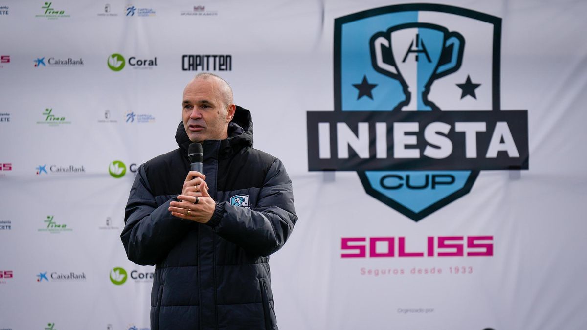 Andrés Iniesta anuncia la II edición de la Iniesta Cup Soliss, que se celebrará en Albacete los días 6 y 7 de diciembre