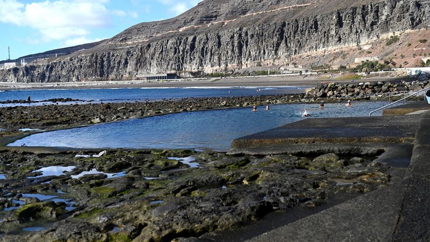 Las piscinas naturales de La Laja, cerradas desde este jueves